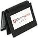 alpine swiss Men's Genuine Leather Magic Wallet 1 ID Window 9 Card Slots 2 Sided Billfold, Black, One Size