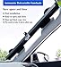 Le Remio Car Windshield Sun Shade, Retractable Sun Shade for car windowshield, Easy to Install and Use, Universal Car Sun Shades Keep Your Vehicle Cool (Black, 60CM)
