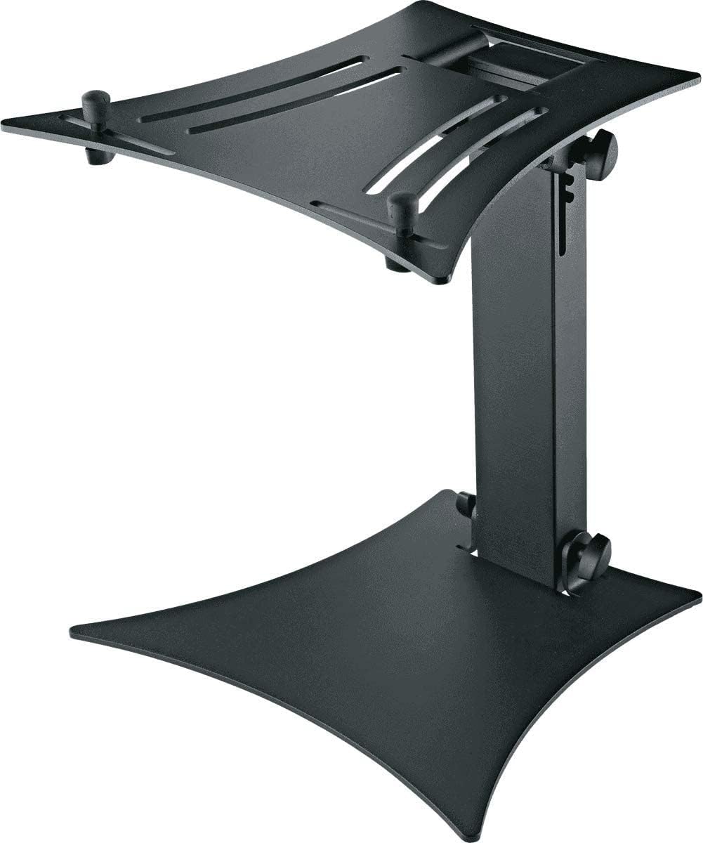 K&M Table Stand for Laptops - 12190, Adjustable Tilt (0 to 35), Black, Unisex