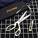 Fabric Scissors 9.5 inch Sewing Scissors + Thread Snips, AKUNSZ Tailor Scissors Stainless Steel Gold Sewing Scissors for Fabric, Leather and Paper (Right-Handed)