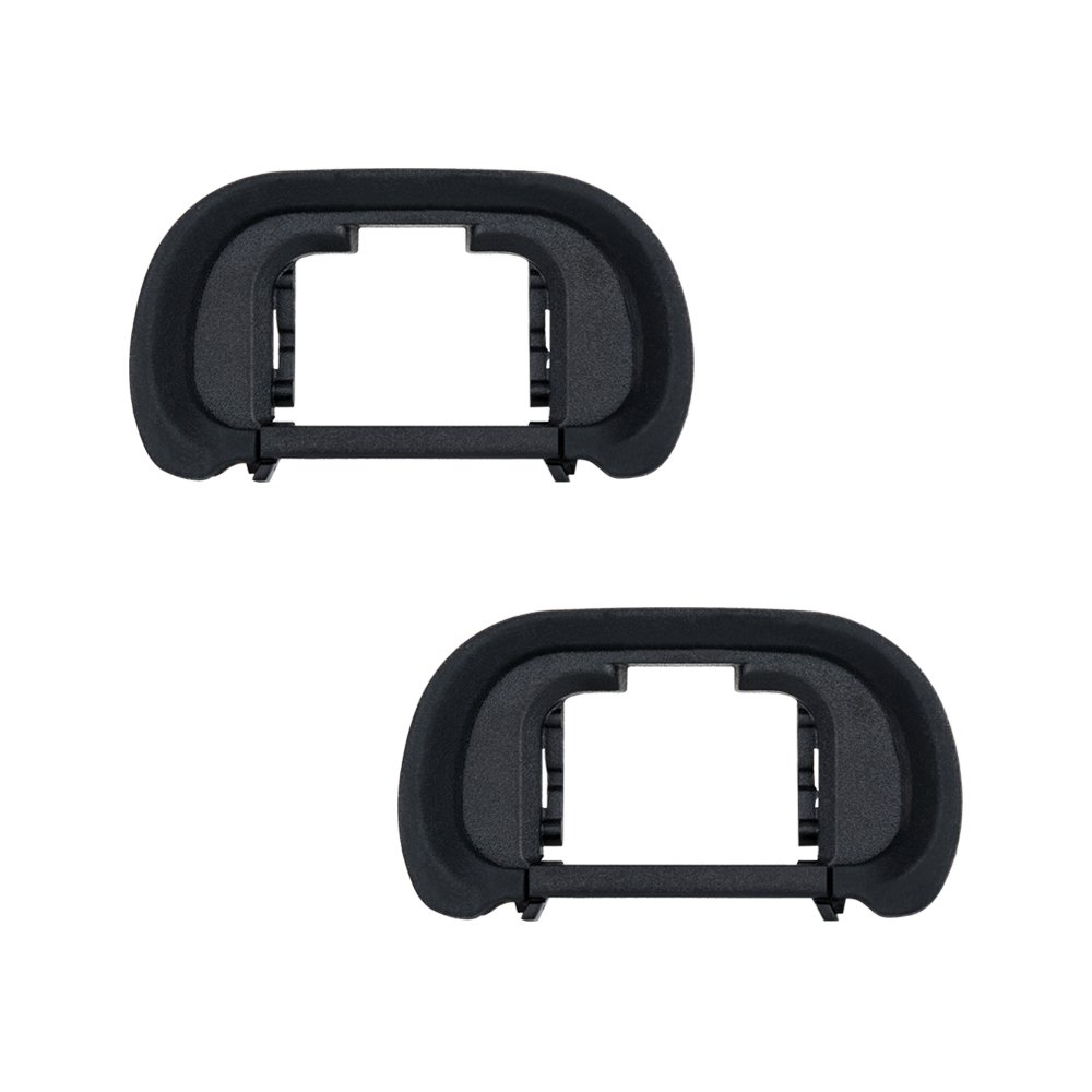 (2 Pack) JJC Soft Silicone Eyecup Eyepiece for Sony Alpha A9, A9II, A7, A7II, A7III, A7R, A7RII, A7RIII, A7RIV, A7S, A7SII, A58, A99II Replaces Sony FDA-EP18