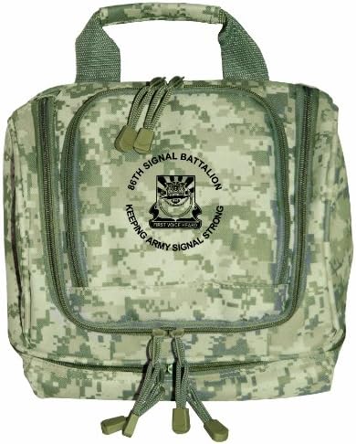 Deluxe ACU Digital Camo Camouflage Overnight Toiletry Bag Organizer with Build-in Hanging Hook