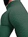 GILLYA Booty Yoga Pants Women High Waisted Ruched Butt Lift Textured Tummy Control Scrunch Leggings (Dark Green, S)thumb 1