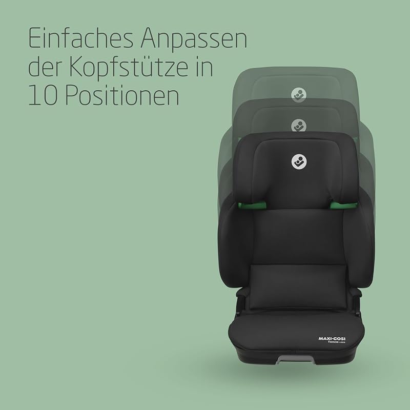 Tanza i-Size, ISOFIX Kindersitz, 100–150 cm, Full Black