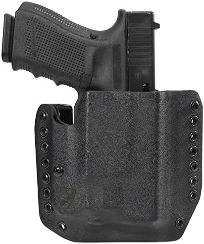 DSG ARMS - Alpha Lighted - OWB Kydex Holster - Outside The Waistband - Made in USA - Compatible with: Glock/HK/Sig/M&P/Most Brands