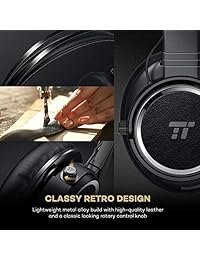 TaoTronics   Auriculares inalámbricos con micrófono y Bluetooth (bronce)