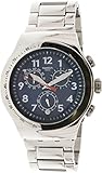 Swatch Unisex Chronograph Quartz Watch with Stainless Steel Bracelet - YOS455G