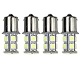 HOT SYSTEM 13-SMD White 1156 Ba15s 12V Backup Signal Blinker Tail Light LED bulbs 4-pack