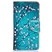 HKW LG K10 Case,LG Premier LTE Case, (TM) Plum Blossom Premium PU Leather Magnetic Flip Closure Protective Wallet Case Cover with Kickstand & Screen Protector for LG K10,LG Premier LTE (MA1390)