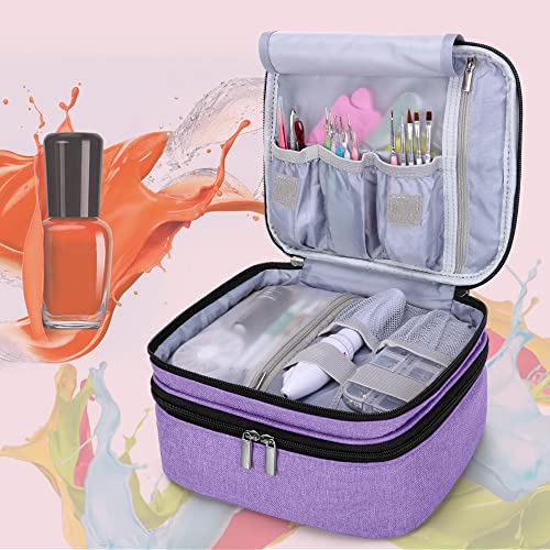 Luxja Nail Polish Carrying Case Holds 30 Bottles (15ml 0.5 fl.oz