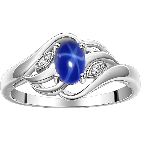 Bague En Argent Plaqué Sterling - Pierre Verte Quartz Et Topaze Blanche - Taille 10