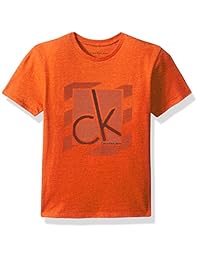 camiseta con cuello redondo para niño calvin klein