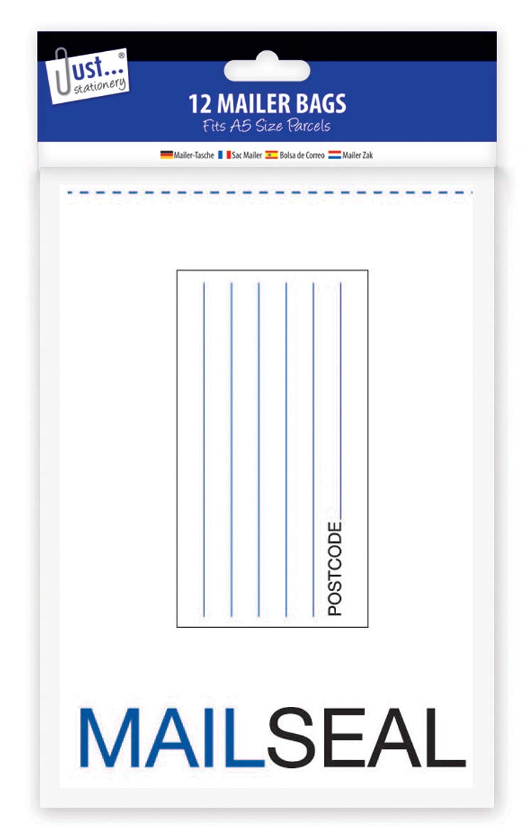 Tallon Just Stationery 160x230mm Small E Mailer Bag (Pack of 12), 4247