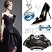 LadyColour Blue Swan Pendant Necklace Swarovski Crystals Animal Collection Engaraved Love