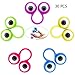 Anyumocz 30 Pieces Eye Finger Puppets Eye Ring Toys Fun Toys Gifts Bright Colors Eyeball Ring Eye Monster Finger for Kids Party,5 Colors