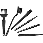 6 Pack Small Keyboard Cleaning Brushes Kit, Nylon Anti Static Brush for Computer, Cell Phone, Automotive Electrical Component