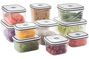 Electrolux - Kit Potes de Plástico Hermético, 10 unidades