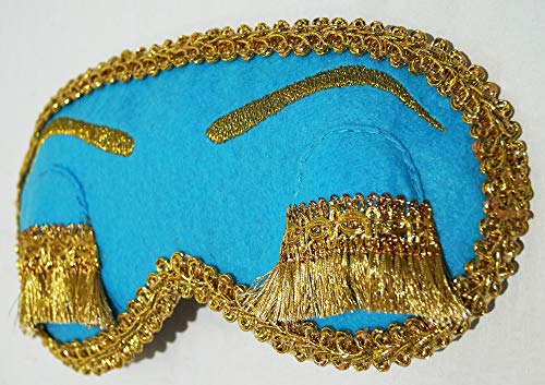 ComfortDecorHouse Audrey Hepburn Sleep Mask with Embroidery Eyelashes Holly Golightly Sleep Masks Breakfast at Tiffanys Eye Mask Sleeping Eye Masks Bridal Shower Favor Blue Felt Night Mask