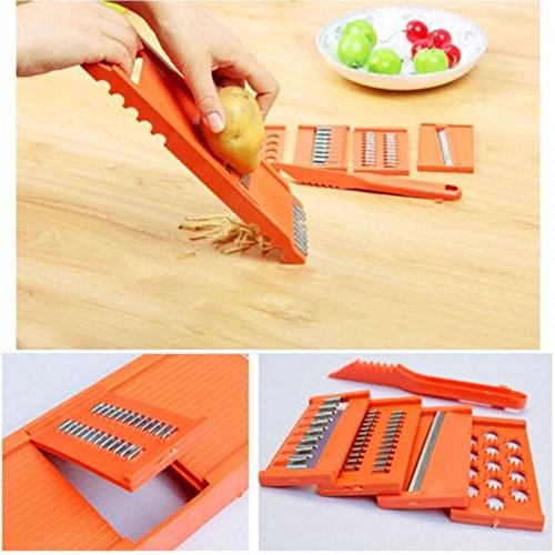 Amapower 6pcs Dicer Chopper Grater Fruit Peeler Vegetable Slicer Kitchen Tool Cutter - Thumbnail 3