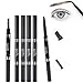 CCbeauty Waterproof Eyebrow Pencil with Brush Twin Head Rotating Pencil 5 Colors
