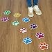 Paw Prints Floor Decals Stickers Classroom Line Up Floor Decal Back to School Decoration