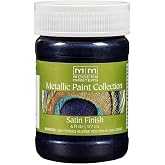 Modern Masters ME79206 Metallic Paint Collection, Satin Water-Based Decorative Metallic Paint, Black Sapphire, 6 Oz.