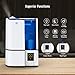 TaoTronics Cool Mist Humidifiers, Compatible with Alexa and Google Home, Humidifiers for Bedroom, Baby’s Rooms, Blue Night, Timer, Auto Shut-Off, (4L / 1.06 Gallon, US 110V)