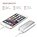 5200mAh Ultra Compact Portable Charger, Yoobao YB-6012 Small Power Bank External Battery Charger Pack Powerbank for iPhone X / 8 / 8 Plus / 7 / 7 Plus, Android Phones & other Smart Devices - Silver
