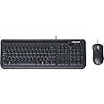 Microsoft 3J2-00001 Wired Desktop 600 for Business - Wired Keyboard and Mouse Combo. Spill Resistant Design.