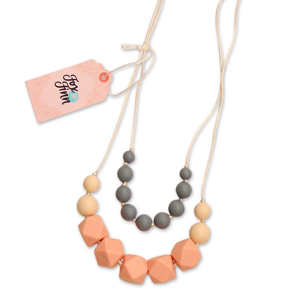 fox and finn teething necklace