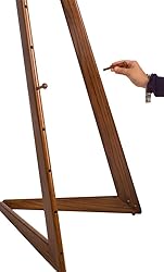 Wooden Display Easel with Height-Adjustable