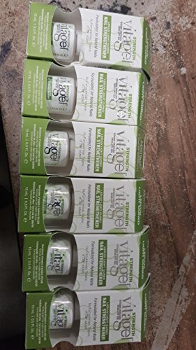 Gelish Vitagel Gel LED/UV Cured Nail Strengthener .5 oz - 6 pc