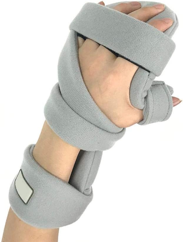 gouxia74534 Functional Resting Hand Splint,Finger Corrector Splint Hand Wrist Fracture Fixed Old People Stroke Hemiplegic Rehabilitation Training Equipment