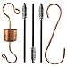 OmegaMoats Hummingbird Feeder Ant Guard Moat + Heavy Duty S-Hook - Best Protection for Nectar Feeders - 3 Free Cleaning Brushes!