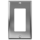 ELEGRP Decorative Stainless Steel Receptacle Wall
