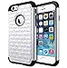 iPhone 6 Plus Case, Pasonomi® Hybrid Stud Rhinestone Bling Armor Defender Case Cover for Apple iPhone 6 Plus 5.5 inch with Dazzling Diamond (White)
