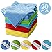 Masthome 30 Pack Microfiber Cleaning Cloths, 14 x14 Inch, Reusable and Washable Cleaning Rags, Lint Free Streak Free Multi-Function Cleaning Towels for House, Kitchen, Car, Window
