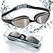 HYX Swim Goggles, Swimming Goggles with Flexible Soft Nose Bridge, No Leaking Anti Fog UV Protection Triathlon Swim Goggles for Adult Men Women Youth Kids Child