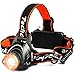 Techole Headlamp Flashlight Bright Headlight - 2000 Lumens Waterproof and Rechargeable Head Lamp Up to 500ft Range with 3 Modes Red Light Adjustable Strap, LED Headlamps for Camping, Hiking, Running
