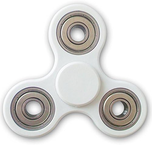 SpinX Prime Fidget Spinner, Ultra Strong Hybrid Ceramic Bearings, White Fidget Toy For Stress and Anxiety Relief and to better Focus at Work - NON 3D Printing