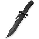 CLYZSTU Hunting Knife,Fixed-Blade Hunting Knives Multifunctional Survival Knife,5.7 Inch Blade Strong and Sharp Stainless Ste