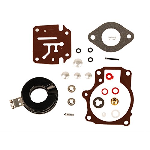 HIFROM Carburetor Carb Rebuild Repair Kit With Float Fits Many Johnson Evinrude 396701 18 20 25 28 30 35 40 45 48 50 55 60 65 70 75 HP Outboard Motors