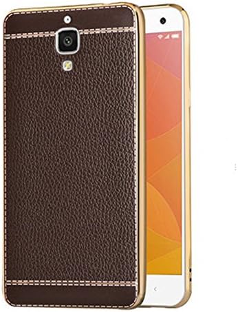 OnePlus 3 OnePlus 3T Case Cover Tchan Soft TPU + Leather Mobile Phone Protective Cases with Screen Protective Glass Film (coffee)