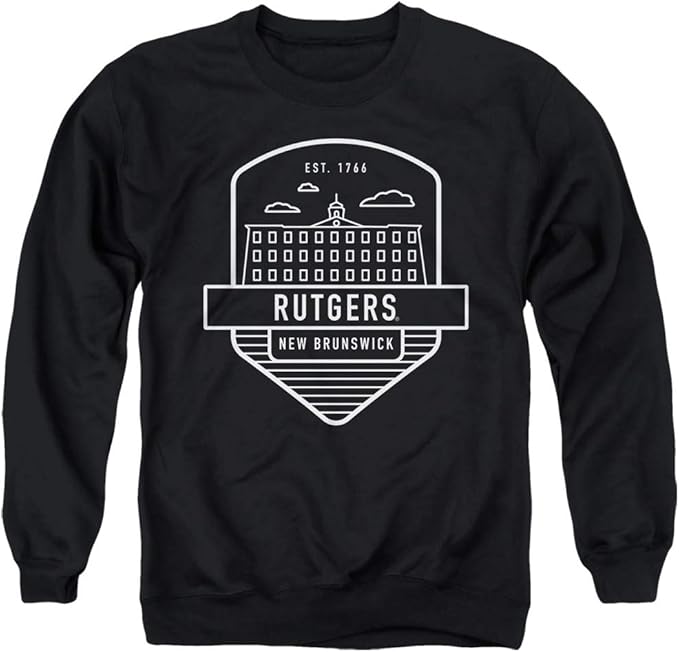 Rutgers University Official Badge Unisex Adult Crewneck