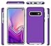 Galaxy S10 Case,Samsung Galaxy S10 Case ,Galaxy S10 Slim Case,UCC Hybrid Armor Shock Absorption Protective Cover Only Compatible for Samsung Galaxy S10 Phone(Purple)
