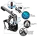 SHINE HAI 2018 Upgraded 180 Degree Full Face Snorkel Mask for Adults/Kids, Camera Mount with Adjustable Head Straps Design, Black, Size Large and Medium Both Fit