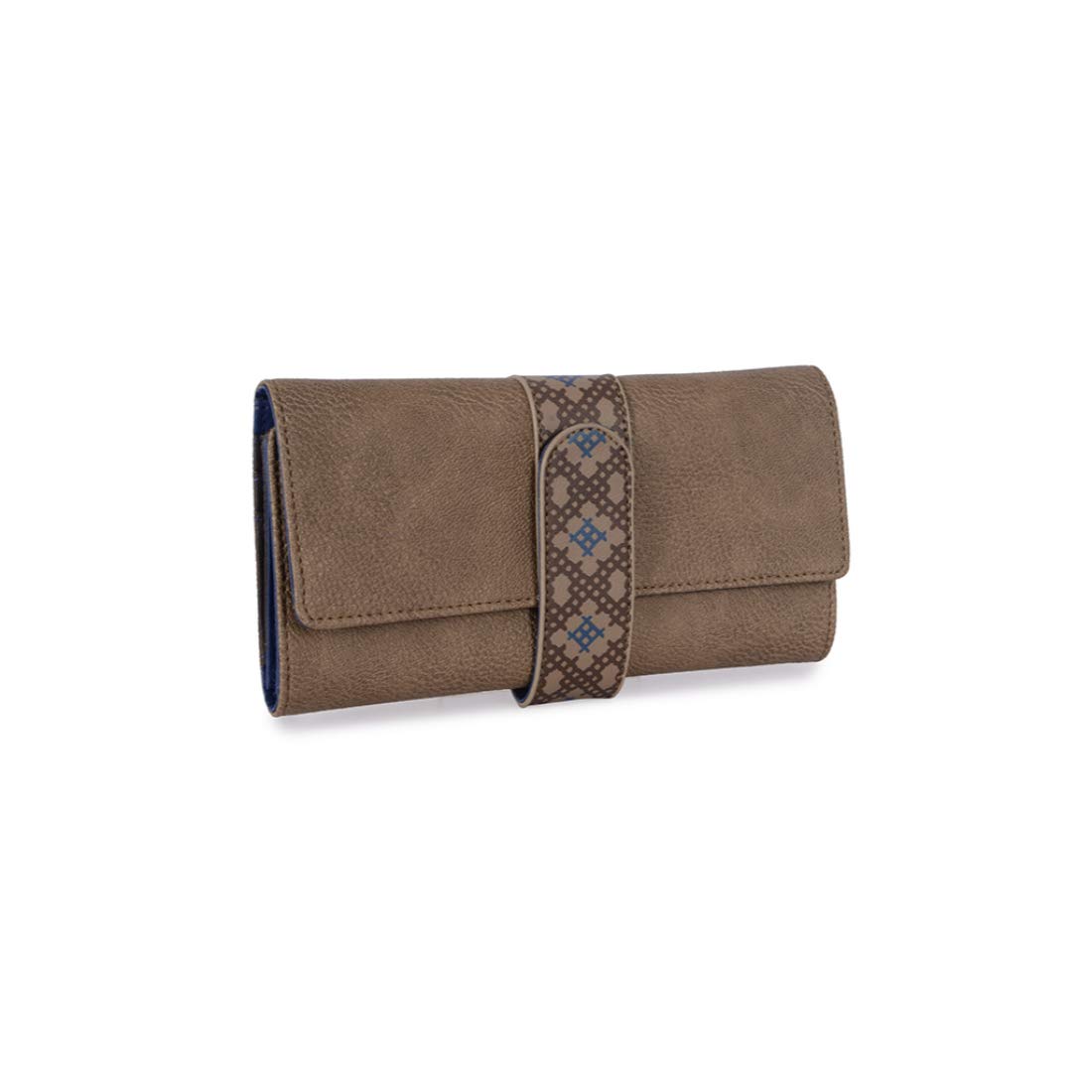 baggit women's wallet (smoke)