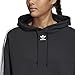 adidas Originals Women's Cropped Hoodie, Black, L