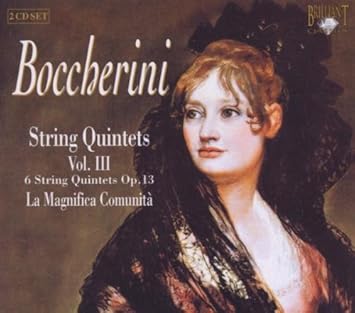 Amazon ボッケリーニ 弦楽五重奏曲集 第3巻 2枚組 La Magnifica Communica ボッケリーニ ラ マニフィカ コムニタ 室内楽 器楽曲 音楽