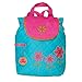 Stephen Joseph Girls Quilted Backpack Bag (Teal & Pink Flower)